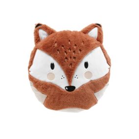 Coussin enfant renard - 40x40cm - Orange