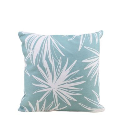 Coussin extérieur en tissu vert feuillage 40x40cm