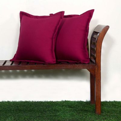 HOMESCAPES Copricuscino 45x45 Cm In 100% Cotone - Fodera