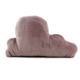 Coussin extra-doux en forme de nuage rose 27x44