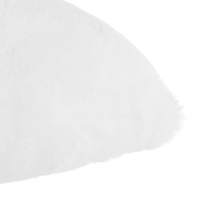 Coussin fausse fourrure blanc 45x30cm - Atmosphera Créateur d'intérieur