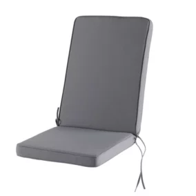 Coussin fauteuil haut GoodHome Tiga gris 40 x 94 cm