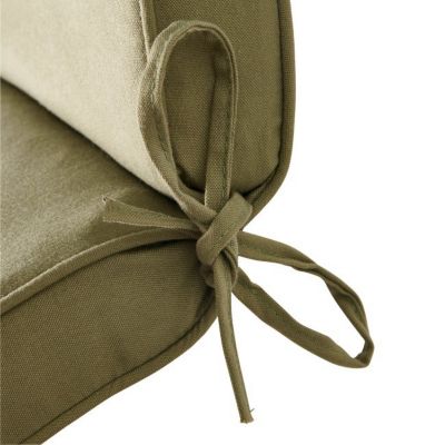 Coussin fauteuil haut GoodHome Tiga kaki 40 x 94 cm