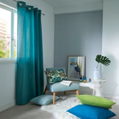 Coussin GoodHome Agathe vert et blanc 40 x 60 cm