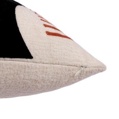 Coussin GoodHome gaston 45 x 45 cm rouge et noir