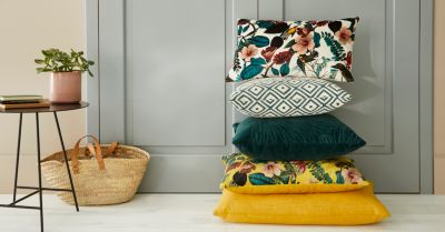 Coussin GoodHome Guhajar Motif jungle 30 x 50 cm