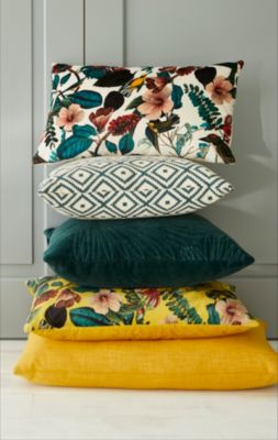 Coussin GoodHome Guhajar Motif jungle 30 x 50 cm