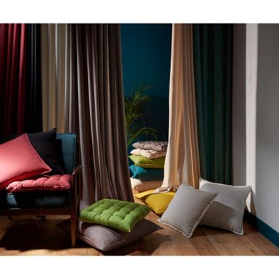 Coussin GoodHome Hiva coloris naturel 45 x 45 cm