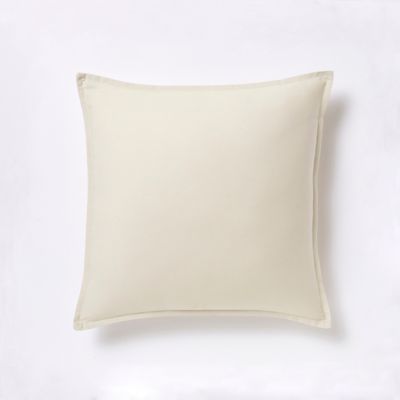 Coussin GoodHome Hiva coloris naturel 45 x 45 cm