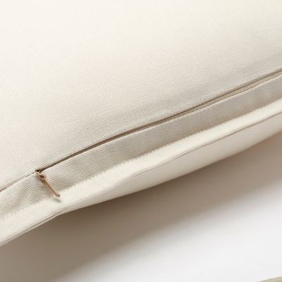 Coussin GoodHome Hiva coloris naturel 45 x 45 cm