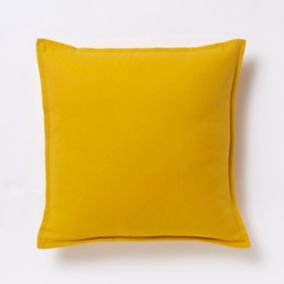 Coussin GoodHome Hiva jaune 45 x 45 cm