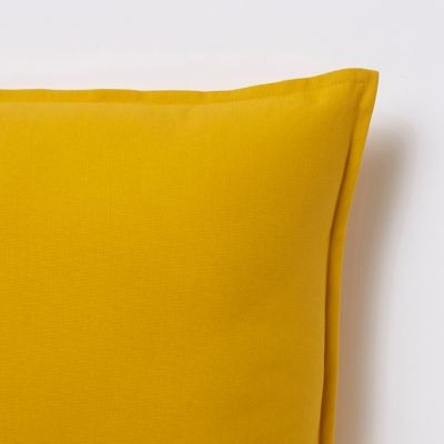 Coussin GoodHome Hiva jaune 60 x 60 cm
