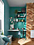 Coussin GoodHome Hiva vert bleu 45 x 45 cm