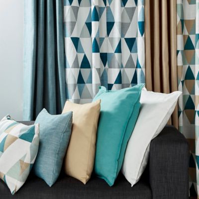 Coussin GoodHome Hiva vert bleu 60 x 60 cm