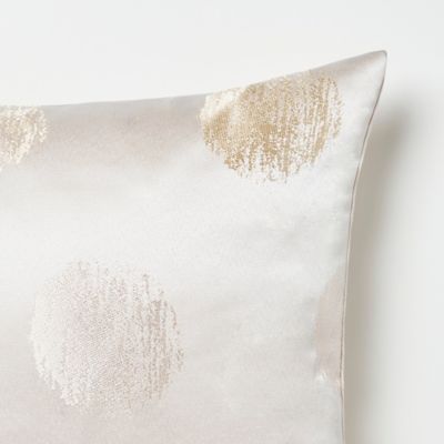 Coussin GoodHome Kolla coloris naturel 45 x 45 cm