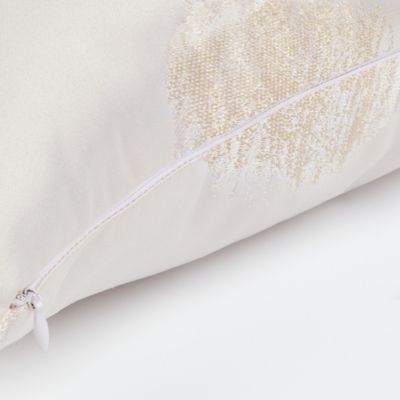 Coussin GoodHome Kolla coloris naturel 45 x 45 cm