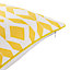 Coussin GoodHome Madang 30 x 50 cm jaune