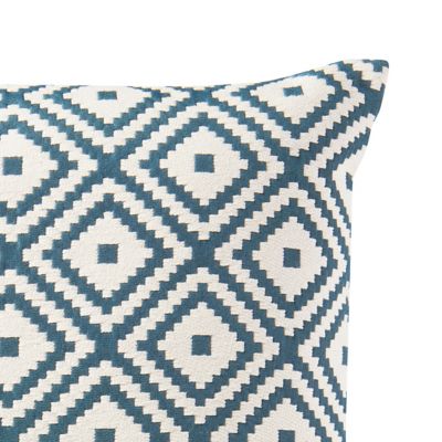 Coussin GoodHome Meunire 43 x 43 cm sarcelle
