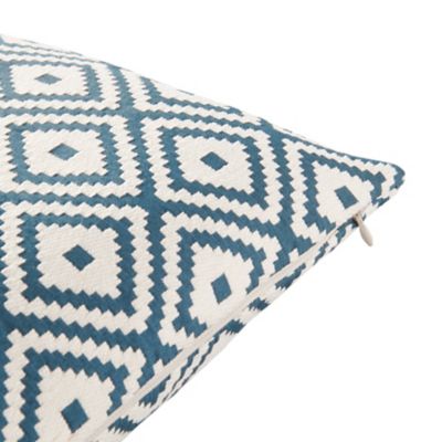 Coussin GoodHome Meunire 43 x 43 cm sarcelle
