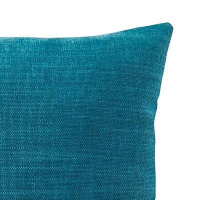 Coussin GoodHome Pahea bleu foncé L.45 x l.45 cm