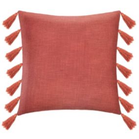 Coussin "Gyspy" en coton terracotta 50x50 cm - Atmosphera