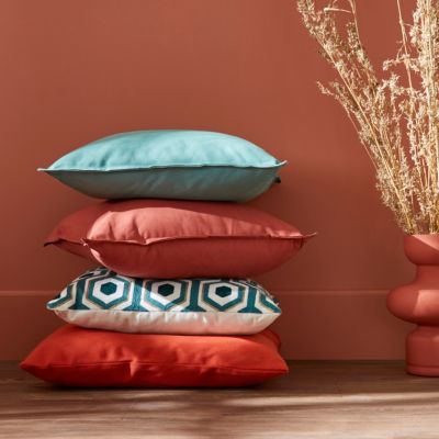 Coussin Hiva 45x45 cm Terracotta GoodHome