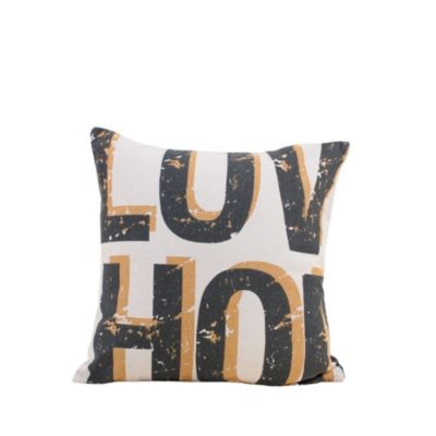 Coussin imprimé "Love Home" 45x45cm