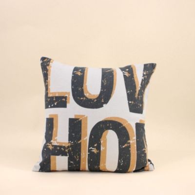 Coussin imprimé "Love Home" 45x45cm