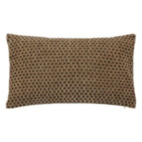 Coussin jacquard Zaika vert kaki 30x50cm - Atmosphera
