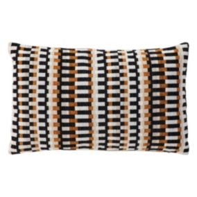 Coussin "Jangwa" jacquard lin 30x50cm - Atmosphera