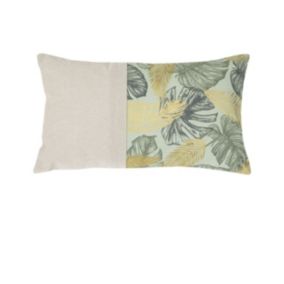 Coussin JUMANJI JADE dos chambray 30X50