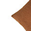 Coussin Kanosh GoodHome marron caramel L.45 x l.45 x ep.80 cm