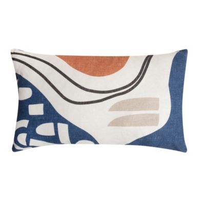 Coussin Lael multicouleur L.50 x l.30 cm