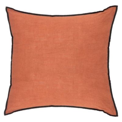 Coussin Linah - coton - rose terracotta - 45x45 cm - Atmosphera