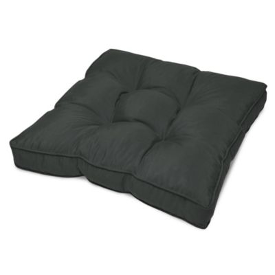 Coussin lounge assise extérieur Gris graphite 70x70x10cm