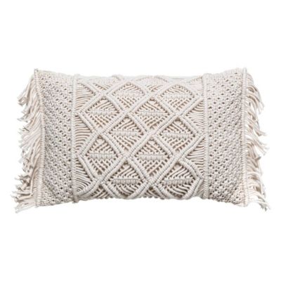 Coussin Macramé 30x50 cm - Atmosphera