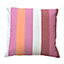 Coussin Mexico à rayures Rose 45 x 45 cm