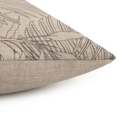 Coussin motifs Chambray gris JBY Creation L.40 x l.40 cm