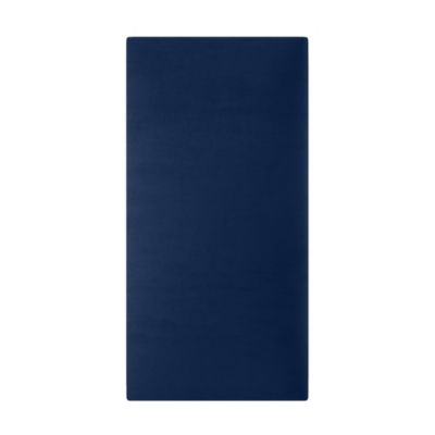 Coussin mural en tissu bleu d'encre 30 x 60 cm Stegu