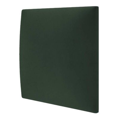 Coussin mural velours vert sapin - 30 x 30