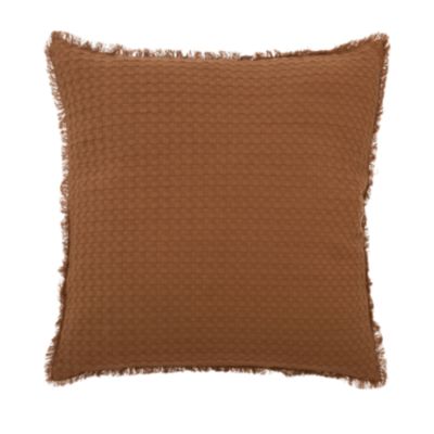 Coussin nid d'abeille (45x45 cm - Terracotta)