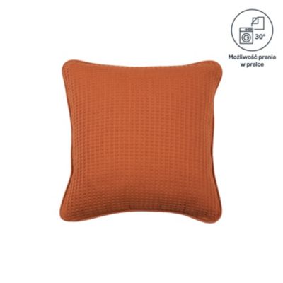 Coussin nid d'abeille terracota Goodhome