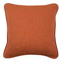 Coussin nid d'abeille terracota Goodhome