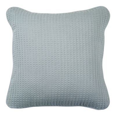 Coussin nid d'abeille vert d'eau Goodhome