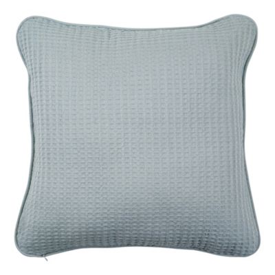 Coussin nid d'abeille vert d'eau Goodhome