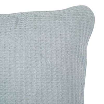 Coussin nid d'abeille vert d'eau Goodhome