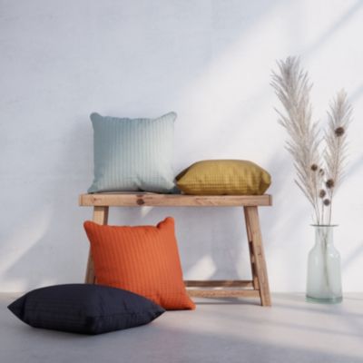 Coussin nid d'abeille vert d'eau Goodhome