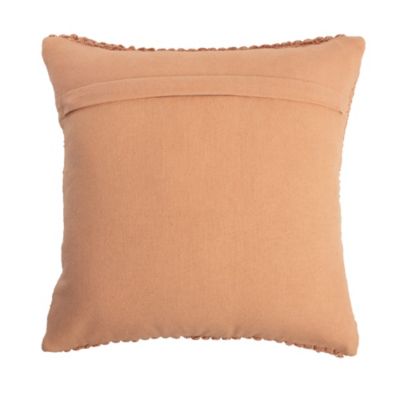 Coussin norma terracotta L.40 x l.40 cm