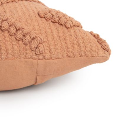 Coussin norma terracotta L.40 x l.40 cm