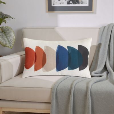 Coussin Oak multicouleur L.50 x l.30 cm
